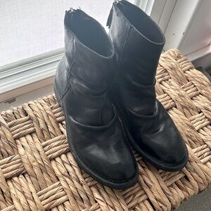MOMA Black Leather Boots, women’s size 40/US 10